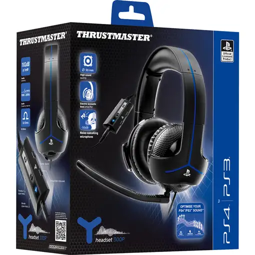 Thrustmaster Y-300P Auriculares Alámbrico Diadema Juego Negro