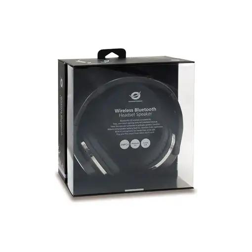 Conceptronic CHSPBTNFCSPKB auricular y casco Auriculares Inalámbrico y alámbrico D
