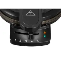 Unold 48235 gofrera 1 barquillo(s) 1200 W Negro, Acero inoxidable