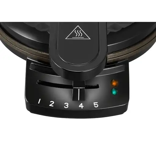 Unold 48235 gofrera 1 barquillo(s) 1200 W Negro, Acero inoxidable