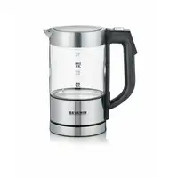 Severin WK 3458 tetera eléctrica 0,5 L 1100 W Negro, Transparente