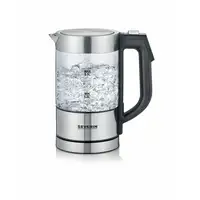 Severin WK 3458 tetera eléctrica 0,5 L 1100 W Negro, Transparente
