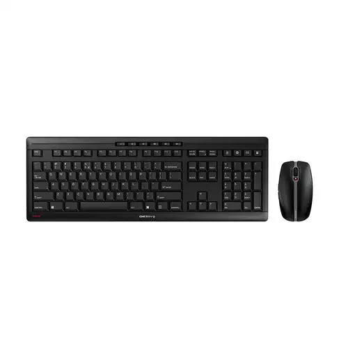 CHERRY Stream Desktop Recharge teclado Ratón incluido Universal RF inalámbrico QWE