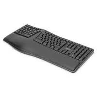 Digitus Teclado ergonómico, sin cable, 2,4 Ghz