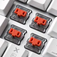 Sharkoon PureWriter TKL RGB Red teclado Juego USB QWERTY Inglés de EE. UU. Blanco