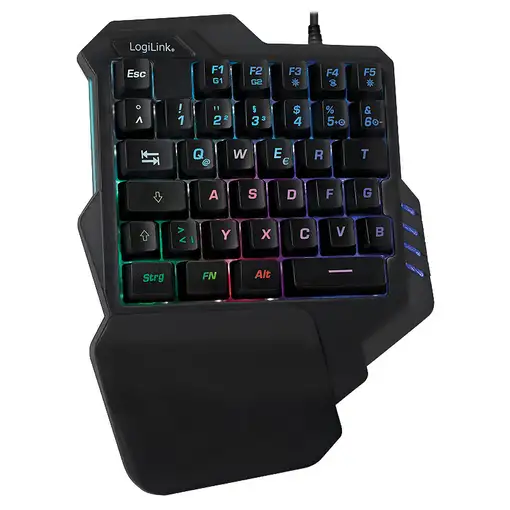 LogiLink ID0181 teclado Juego USB Inglés Negro