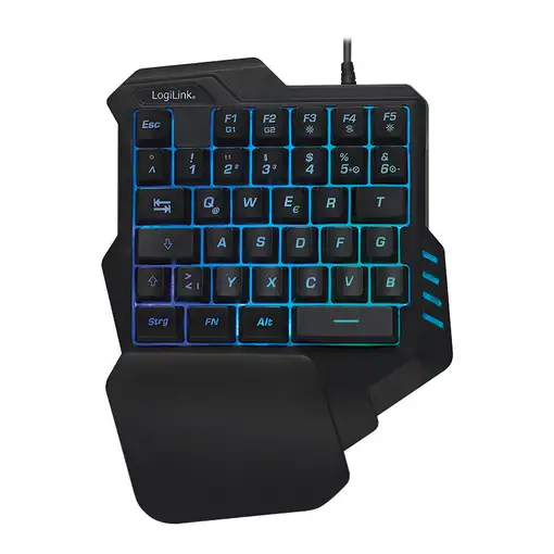 LogiLink ID0181 teclado Juego USB Inglés Negro