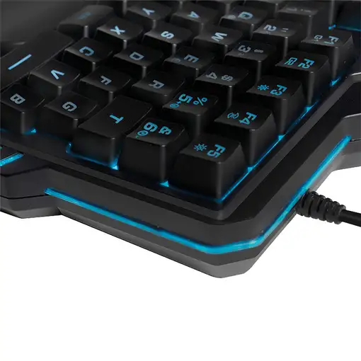 LogiLink ID0181 teclado Juego USB Inglés Negro