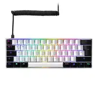Sharkoon SGK50 S4 teclado Juego USB QWERTZ Alemán Blanco