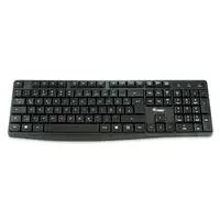 Equip 245210 teclado Oficina USB QWERTZ Alemán Negro