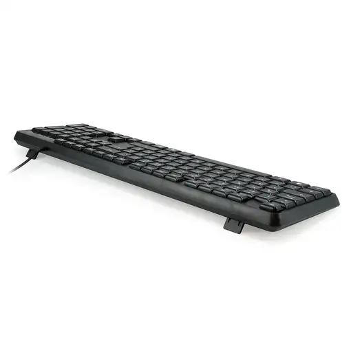 Equip 245210 teclado Oficina USB QWERTZ Alemán Negro
