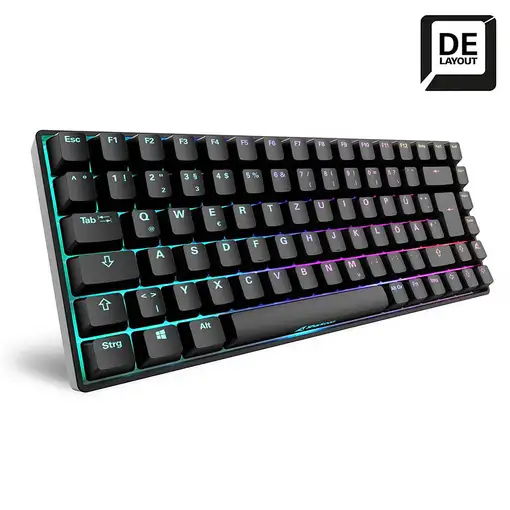 Sharkoon SKILLER SGK50 S3 teclado Juego USB QWERTZ Alemán Negro
