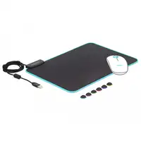 DeLOCK 12554 alfombrilla para ratón Alfombrilla de ratón para juegos Negro