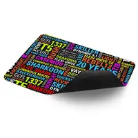 Sharkoon 20 Years Mouse Mat Alfombrilla de ratón para juegos Multicolor