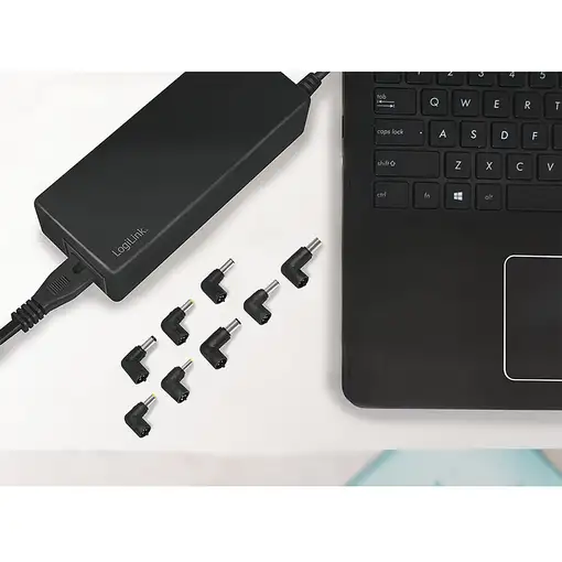 LogiLink PA0215 adaptador e inversor de corriente Interior 90 W Negro