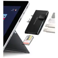 Terratec CONNECT Pro2 Alámbrico USB 3.2 Gen 1 (3.1 Gen 1) Type-A Negro