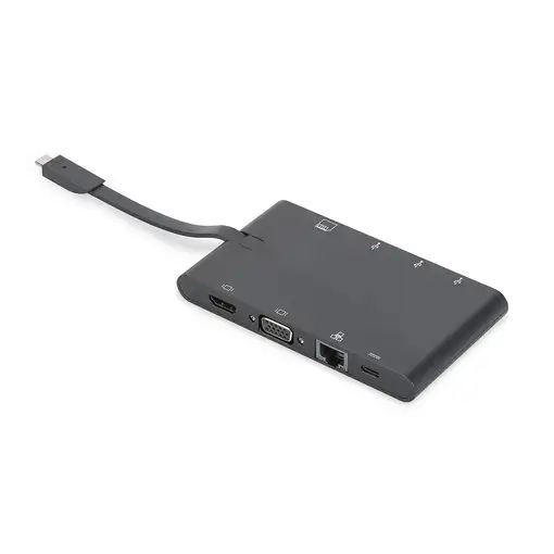 Digitus Estación de conexión universal de viaje, USB Type C™