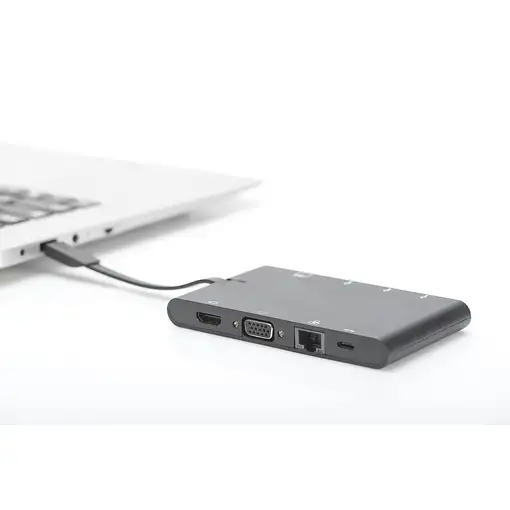 Digitus Estación de conexión universal de viaje, USB Type C™