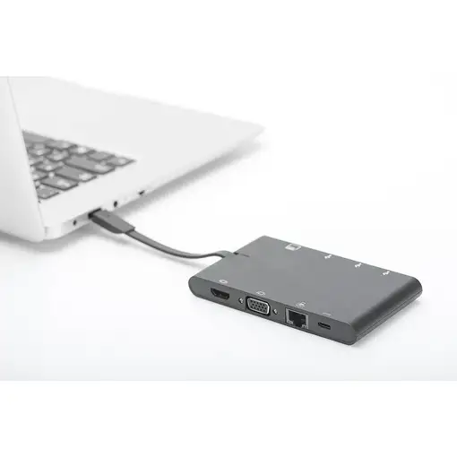 Digitus Estación de conexión universal de viaje, USB Type C™