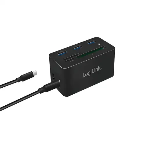LogiLink UA0370 base para portátil y replicador de puertos Alámbrico USB 3.2 Gen 1