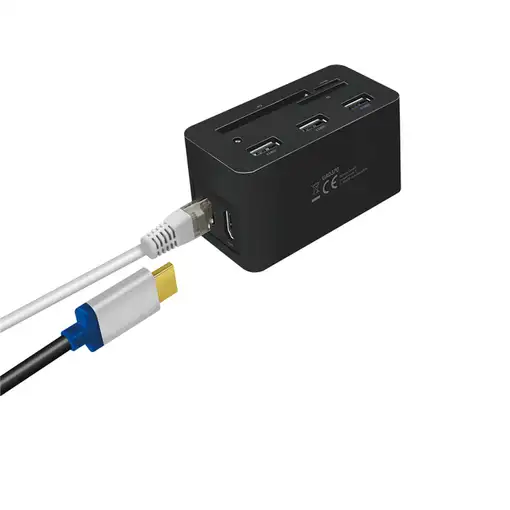 LogiLink UA0370 base para portátil y replicador de puertos Alámbrico USB 3.2 Gen 1