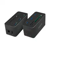 LogiLink UA0370 base para portátil y replicador de puertos Alámbrico USB 3.2 Gen 1