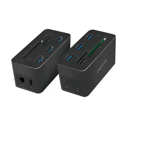 LogiLink UA0370 base para portátil y replicador de puertos Alámbrico USB 3.2 Gen 1