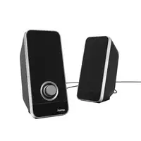 Hama | Altavoces para PC 2.0 estéreo (Altavoz para Ordenador de 6W, alimentación U