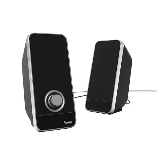 Hama | Altavoces para PC 2.0 estéreo (Altavoz para Ordenador de 6W, alimentación U