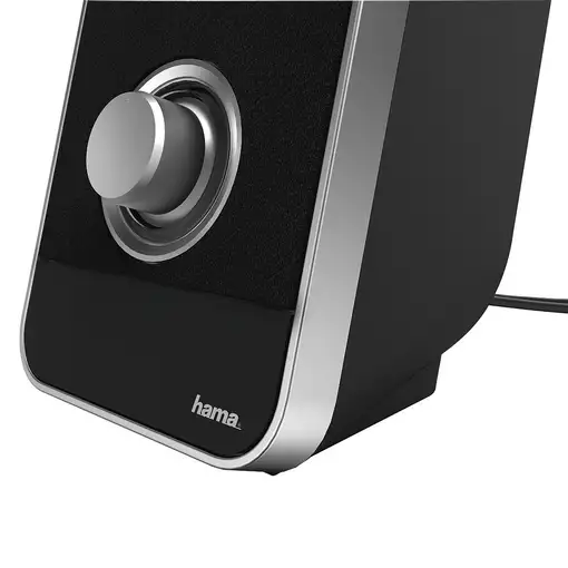 Hama | Altavoces para PC 2.0 estéreo (Altavoz para Ordenador de 6W, alimentación U