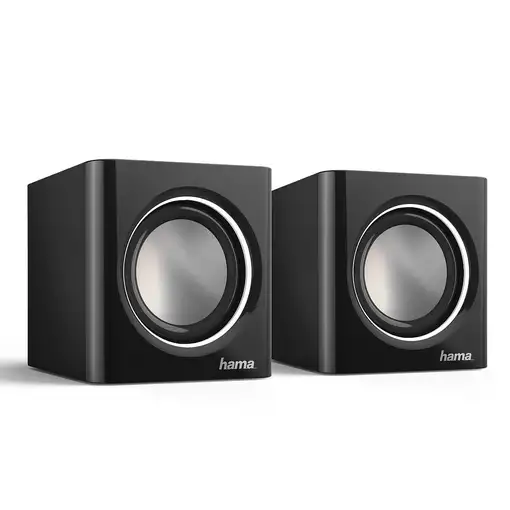 Hama | Altavoces Sonic Mobil 185, 3W, conexión jack 3,5mm, control de volumen, Col