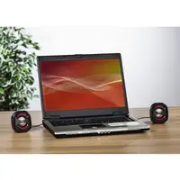 Hama | Altavoces para Ordenador, con conexión USB A y jack 3,5mm, potentes y liger