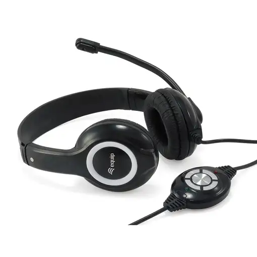 Equip 245301 auricular y casco Auriculares Alámbrico Diadema Llamadas/Música USB t