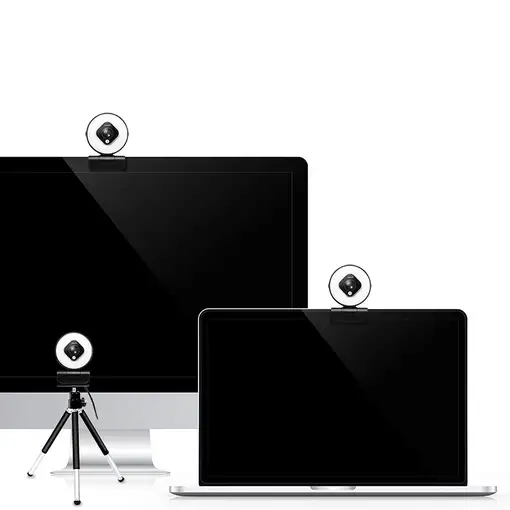 LogiLink UA0384 cámara web 2 MP 1920 x 1080 Pixeles USB 2.0 Negro, Blanco