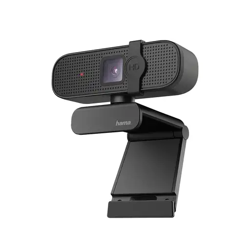 Hama | PC Webcam "C 400", calidad FULL HD, con micrófono y base para montar en pan