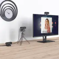 Hama | PC Webcam "C 400", calidad FULL HD, con micrófono y base para montar en pan