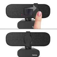 Hama | PC Webcam "C 400", calidad FULL HD, con micrófono y base para montar en pan