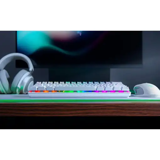 Razer Huntsman Mini teclado Juego USB QWERTY Internacional de EE.UU. Blanco