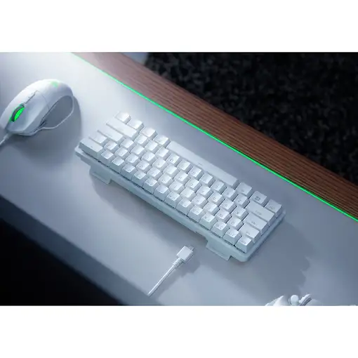Razer Huntsman Mini teclado Juego USB QWERTY Internacional de EE.UU. Blanco