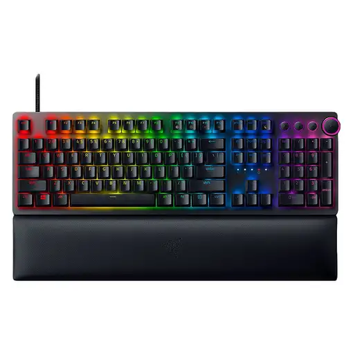 Razer Huntsman V2 teclado Juego USB QWERTY Inglés de EE. UU. Negro