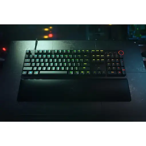 Razer Huntsman V2 teclado Juego USB QWERTY Inglés de EE. UU. Negro