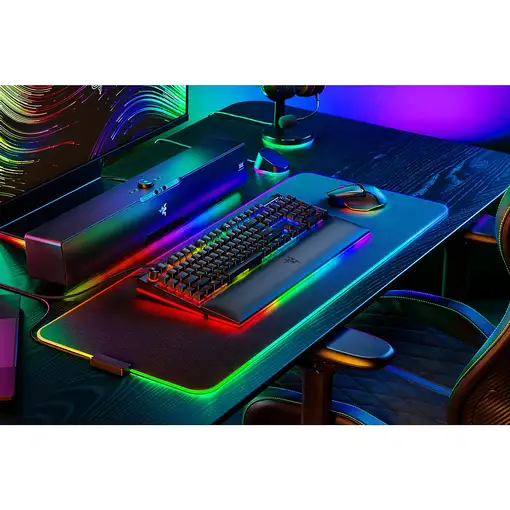 Razer BlackWidow V4 Pro teclado Juego USB QWERTY Internacional de EE.UU. Negro