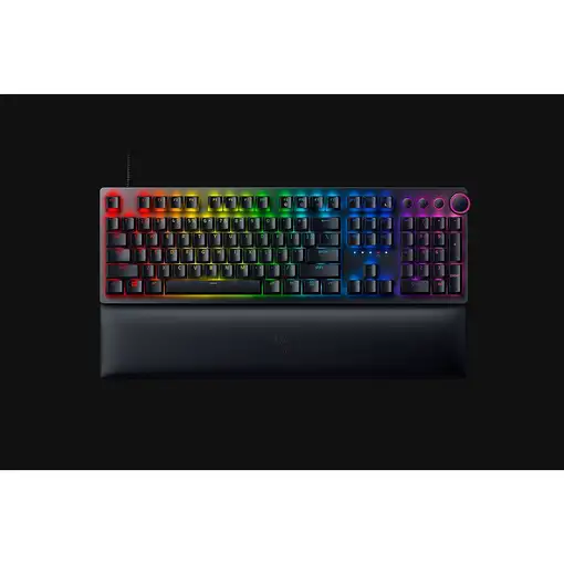Razer Huntsman V2 teclado Juego USB QWERTY Inglés de EE. UU. Negro