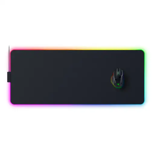 Razer Strider Chroma Alfombrilla de ratón para juegos Negro