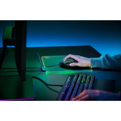Razer Firefly V2 Alfombrilla de ratón para juegos Negro