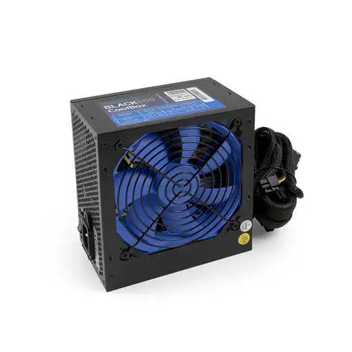 CoolBox Powerline Black 500 unidad de fuente de alimentación 500 W 20+4 pin ATX AT