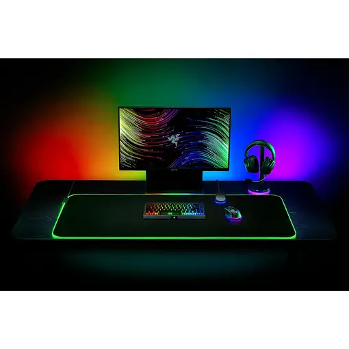 Razer Goliathus Chroma Alfombrilla de ratón para juegos Negro