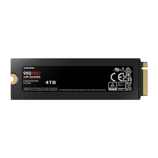 Samsung 990 Pro 4 TB M.2 PCI Express 4.0 NVMe V-NAND TLC