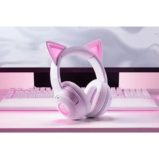 Razer Kraken Kitty V2 BT Auriculares Inalámbrico Diadema Juego Bluetooth Blanco