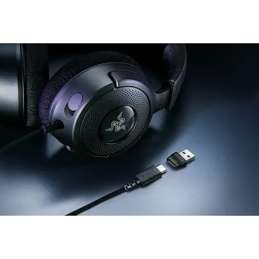Razer Kraken V4 X Auriculares Alámbrico Diadema Juego USB Type-C / USB Type-A Negr